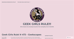 Desktop Screenshot of geekgirlsrule.net